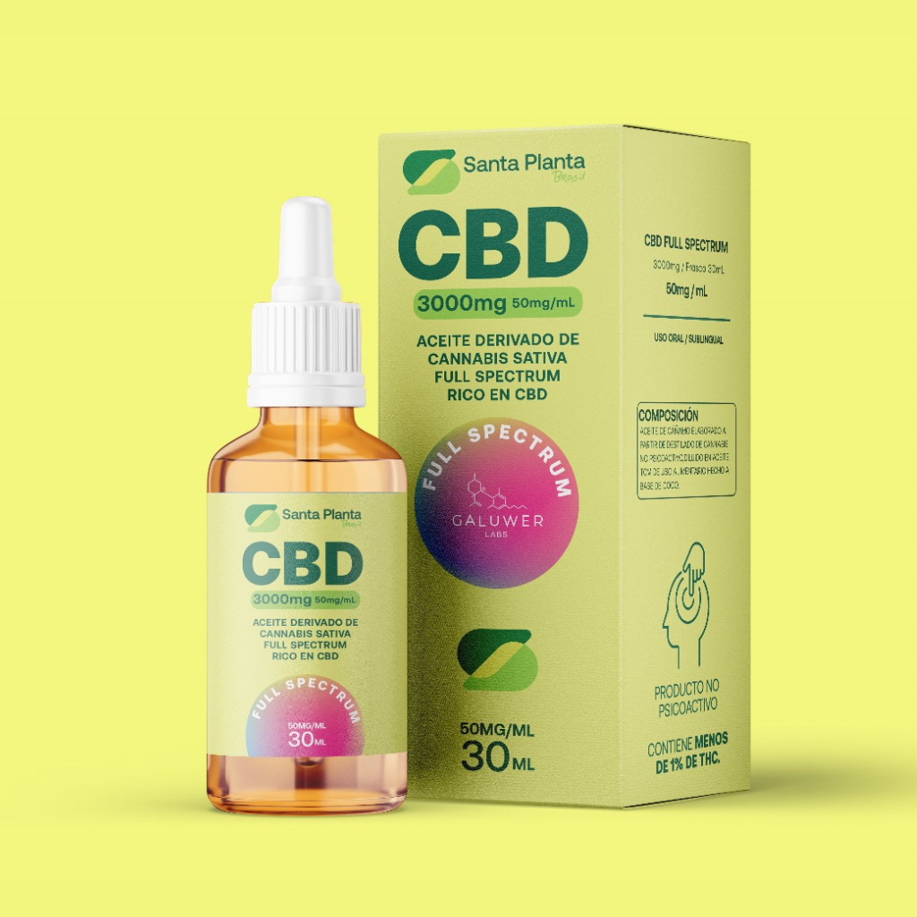 Aceite Esencial SANTA PLANTA 10% CBD 3000mg